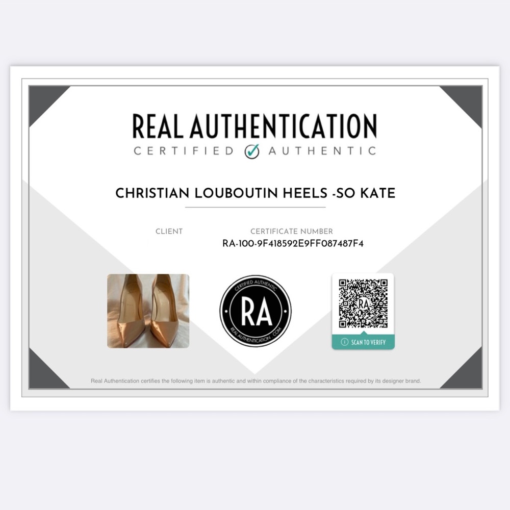 SOLD Christian Louboutin So Kate 120 Patent Nude 37